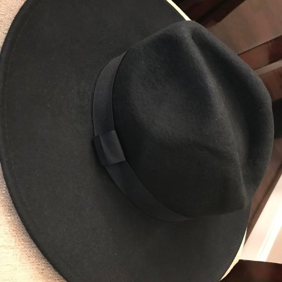 Carly Jean Los Angeles CJLA Chelsea Wool Hat Black - Picture 7 of 7